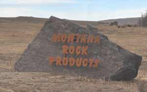 Montana Rock Products providing  Landscape Rock, Masonry Rock, Boulders, Colored Chips in Polson Montana 